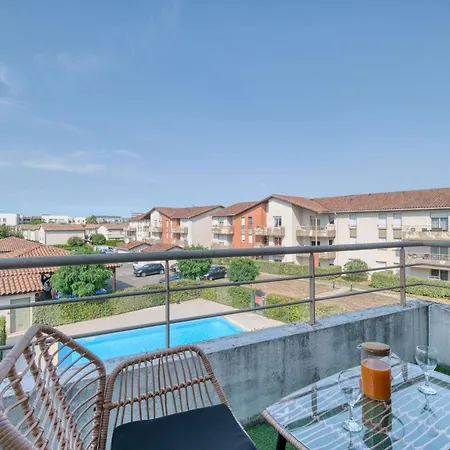 Splendid Et Cosy T2 Terrasse, Airbus Et Aeroport