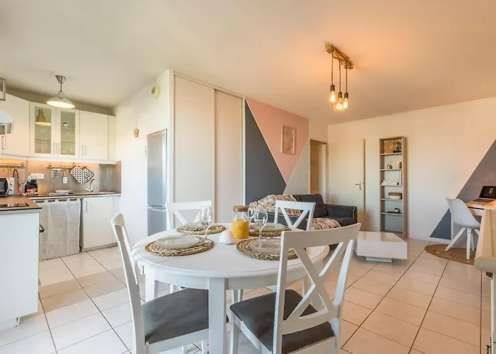Apartamento Splendid Et Cosy T2 Terrasse, Airbus Et Aeroport *